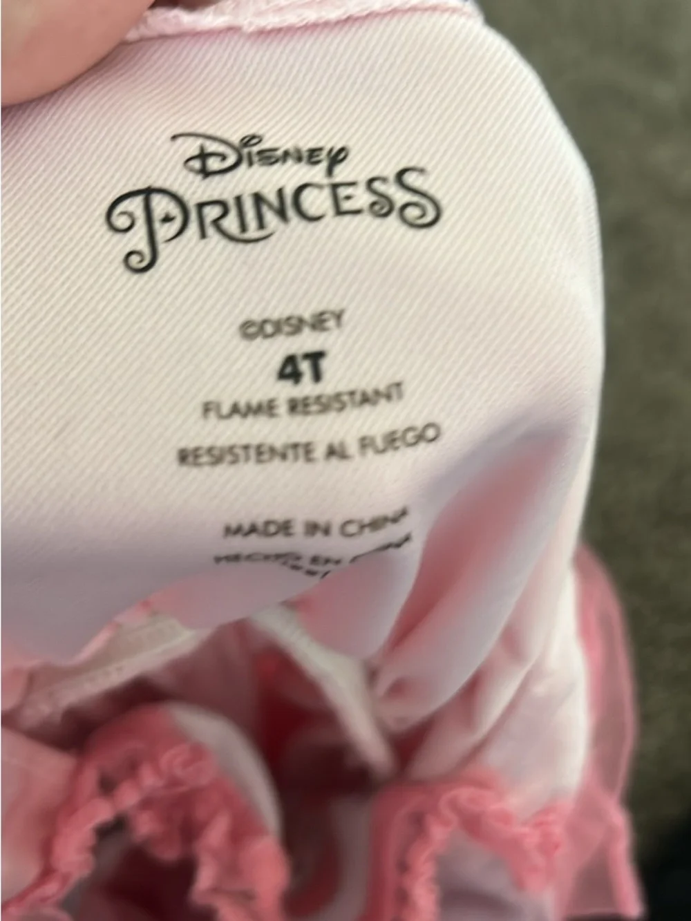 Disney Princess Light Pink Ruffled Nightgown - Picture 2 of 2